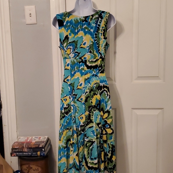 *Perceptions Petite Multicolored Dress - Picture 6 of 9